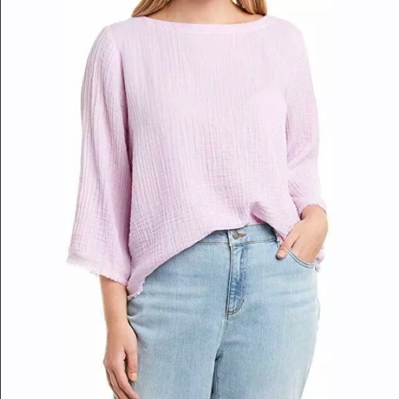 Eileen Fisher Tops - Petites Top for Fall 🍂 by Eileen Fisher Organic Cotton Lofty Gauze PP/PTP